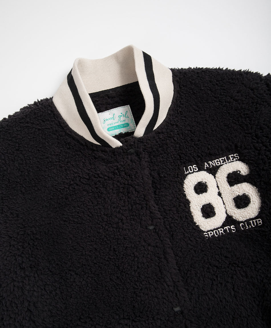 Chaqueta ni&ntilde;a 86 sherpas negro