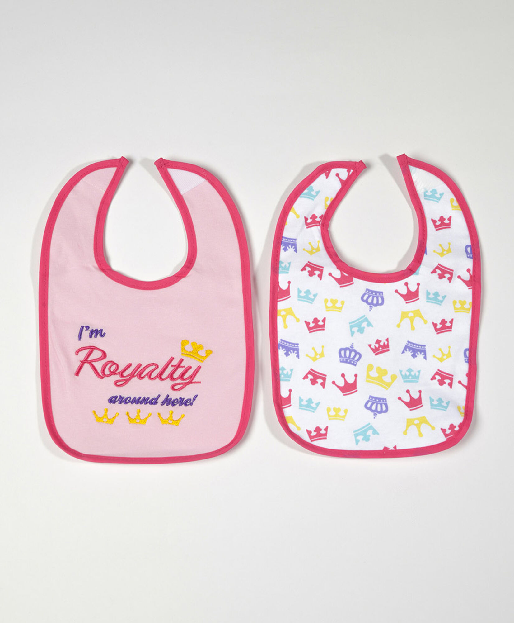 Pack 2 baberos bebé royalty Pack 2 baberos bebé royalty