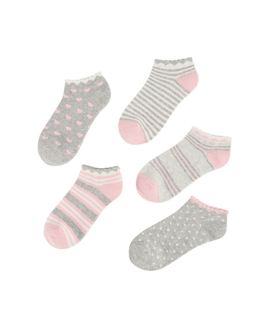 Pack 5 calcetines mujer mix dise&ntilde;os