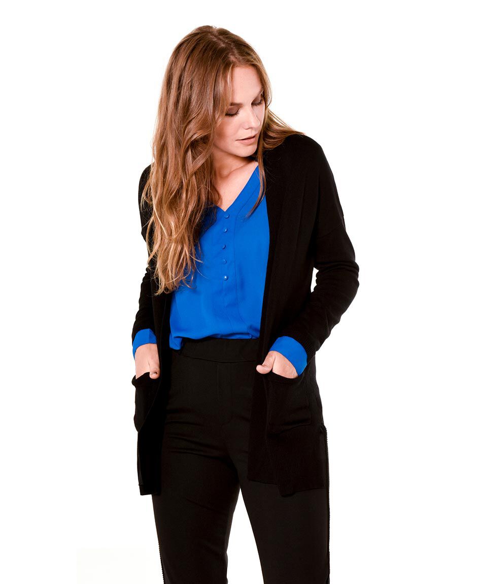 Cardigan bolsillos