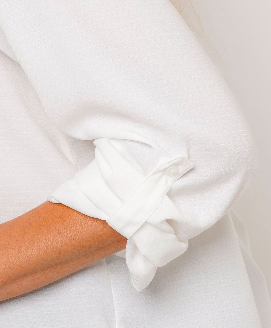 Blusa mujer cl&aacute;sica cuello v