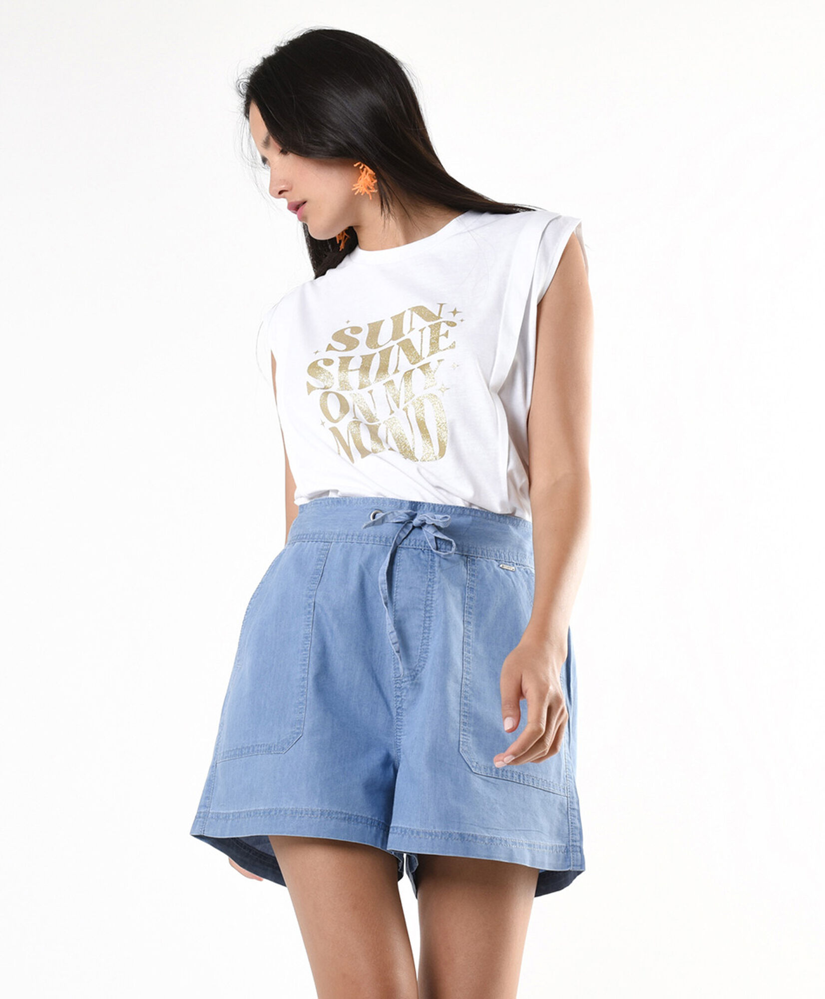 Short mujer denim lazo Short mujer denim lazo