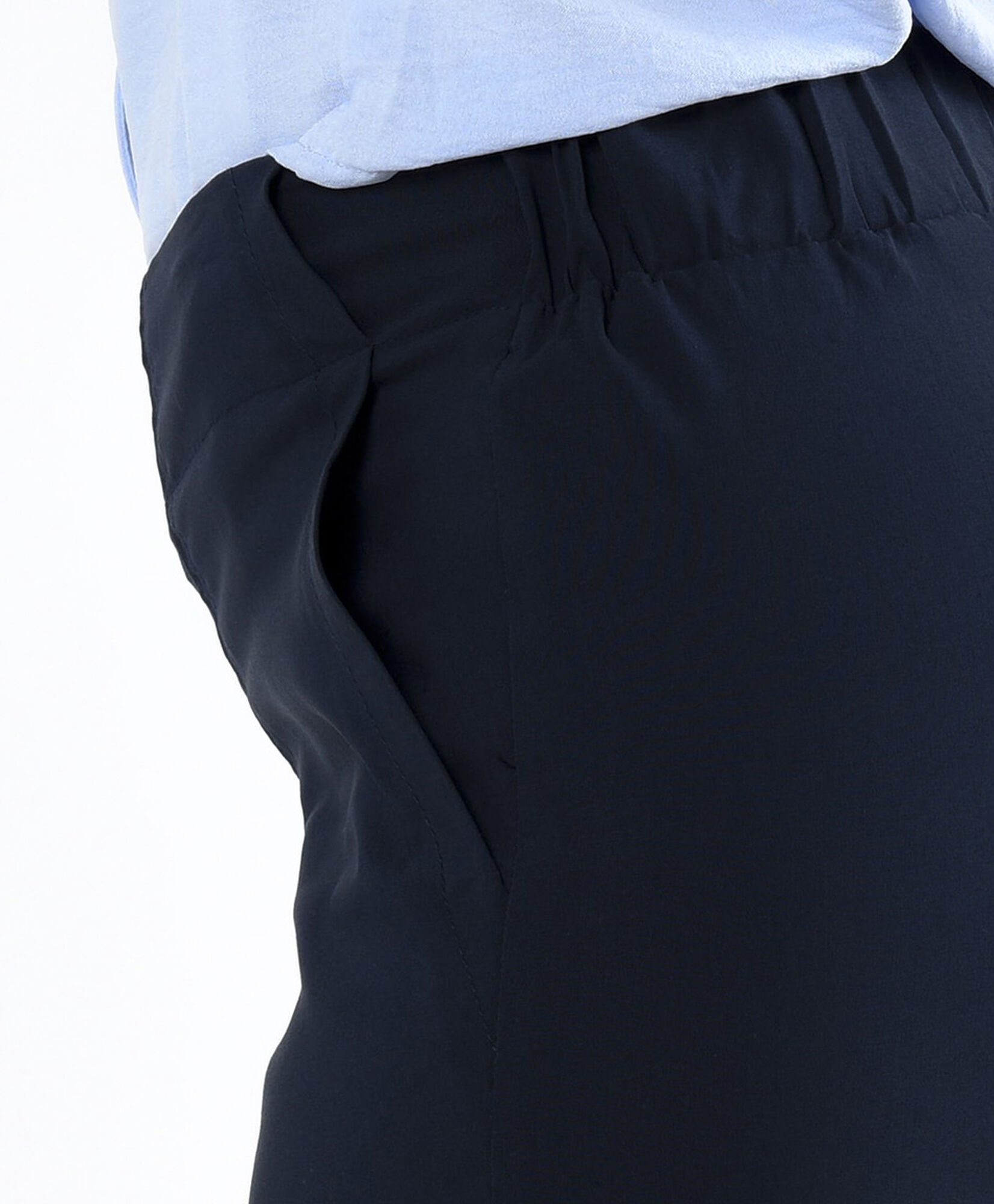 Pantalón mujer azul wide Pantalón mujer azul wide