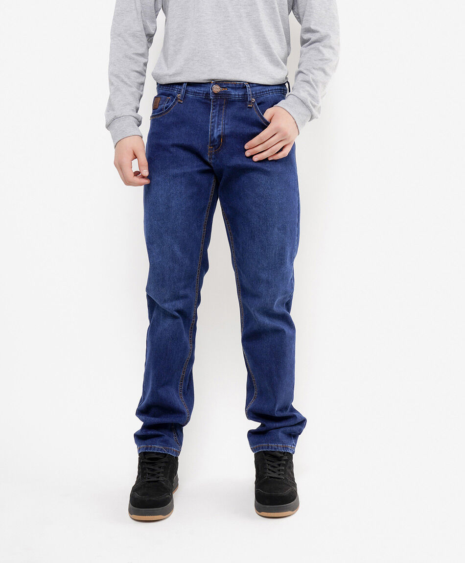 Jeans hombre desgastado slim fit