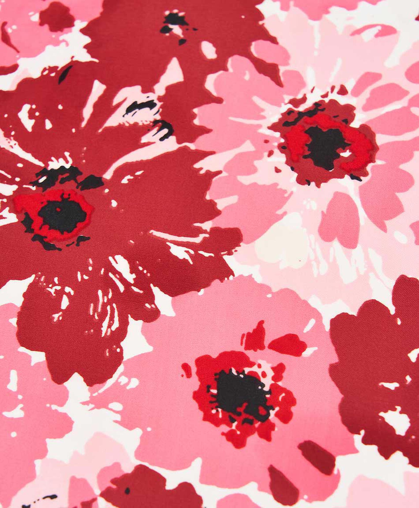 Pañuelo mujer flores rojo Pañuelo mujer flores rojo