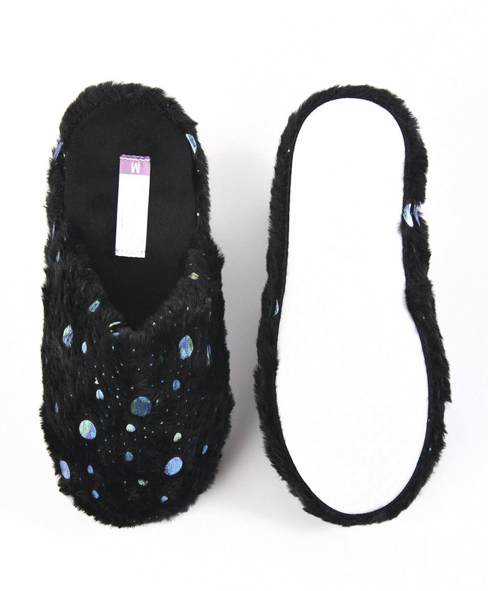 Pantufla mujer puntos brillantes Pantufla mujer puntos brillantes