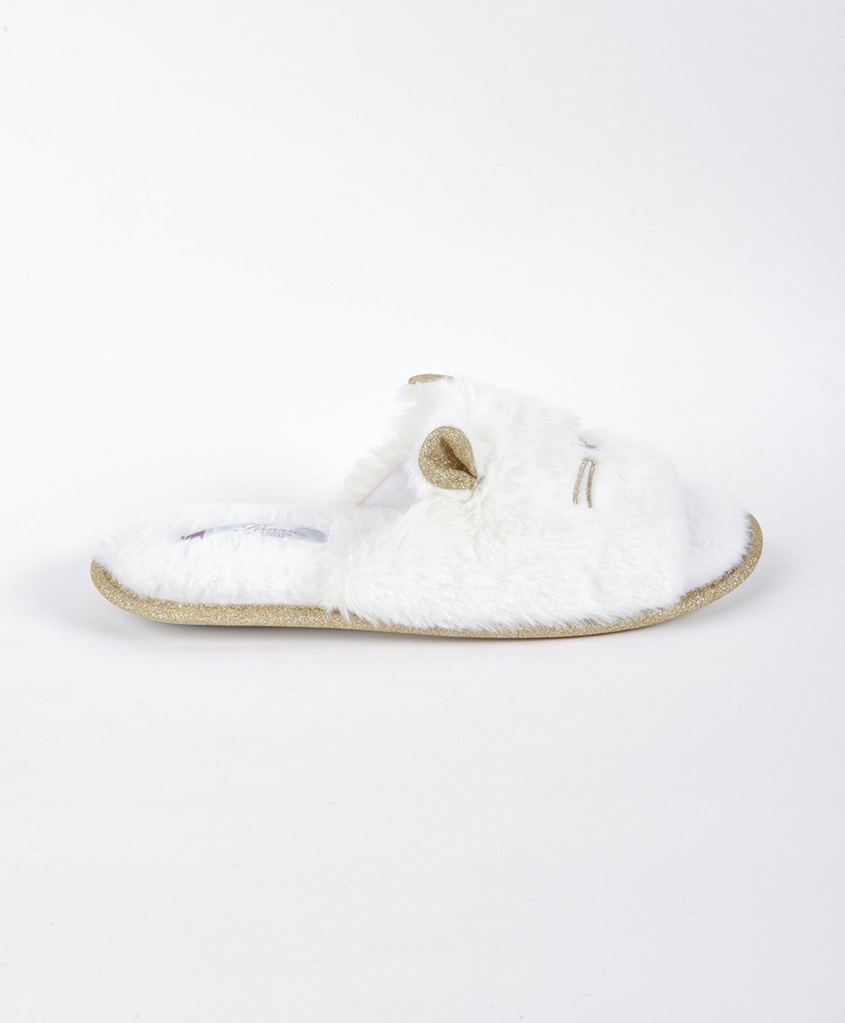 Pantufla mujer gato abierta Pantufla mujer gato abierta