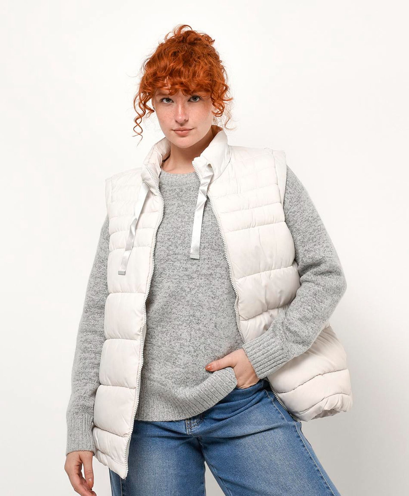 Parka mujer acolchada sin mangas Parka mujer acolchada sin mangas