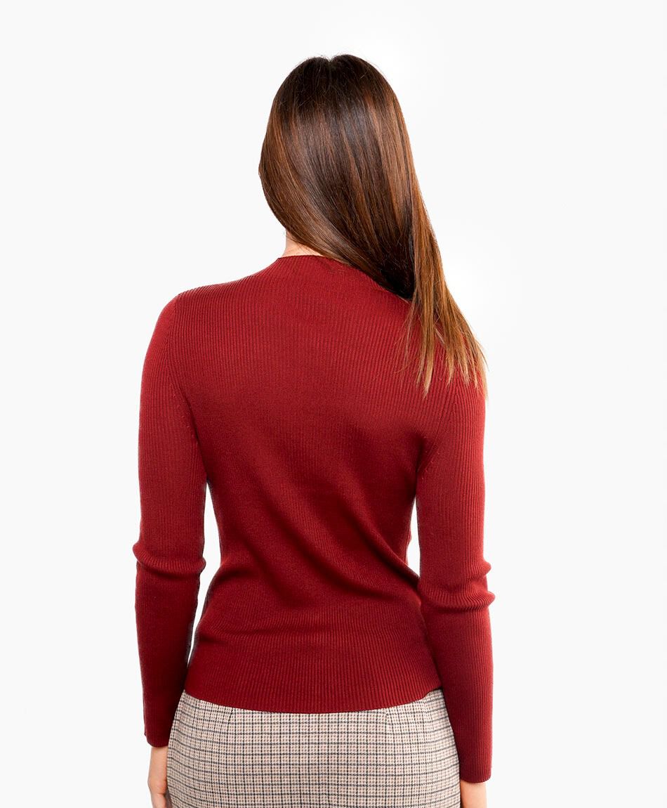 Cardigan mujer con botones frontales