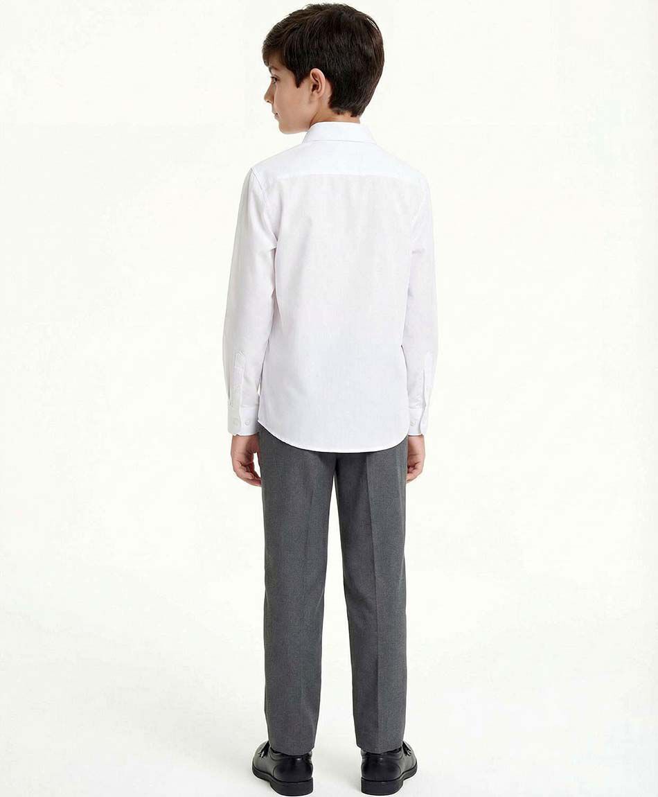 Pantal&oacute;n escolar elasticado gris