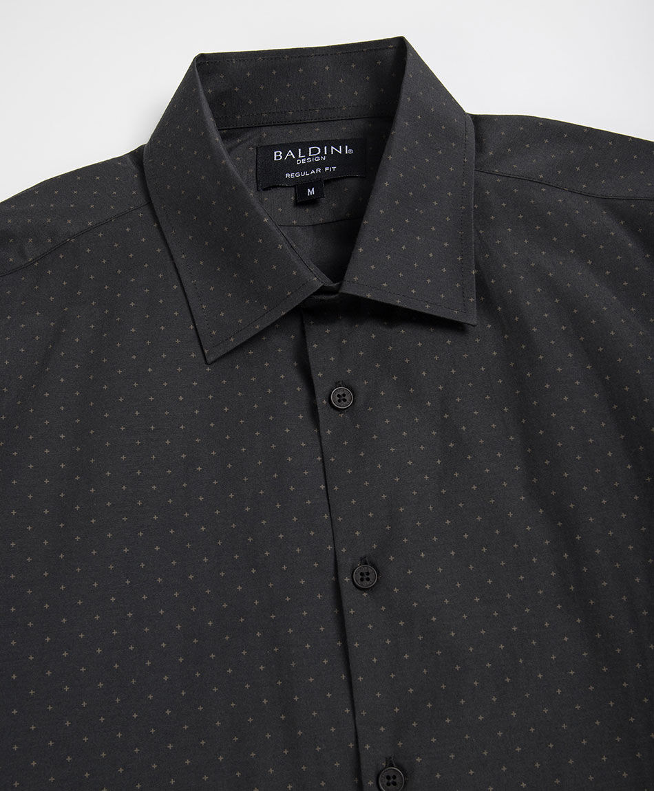 Camisa hombre formal gris oscuro