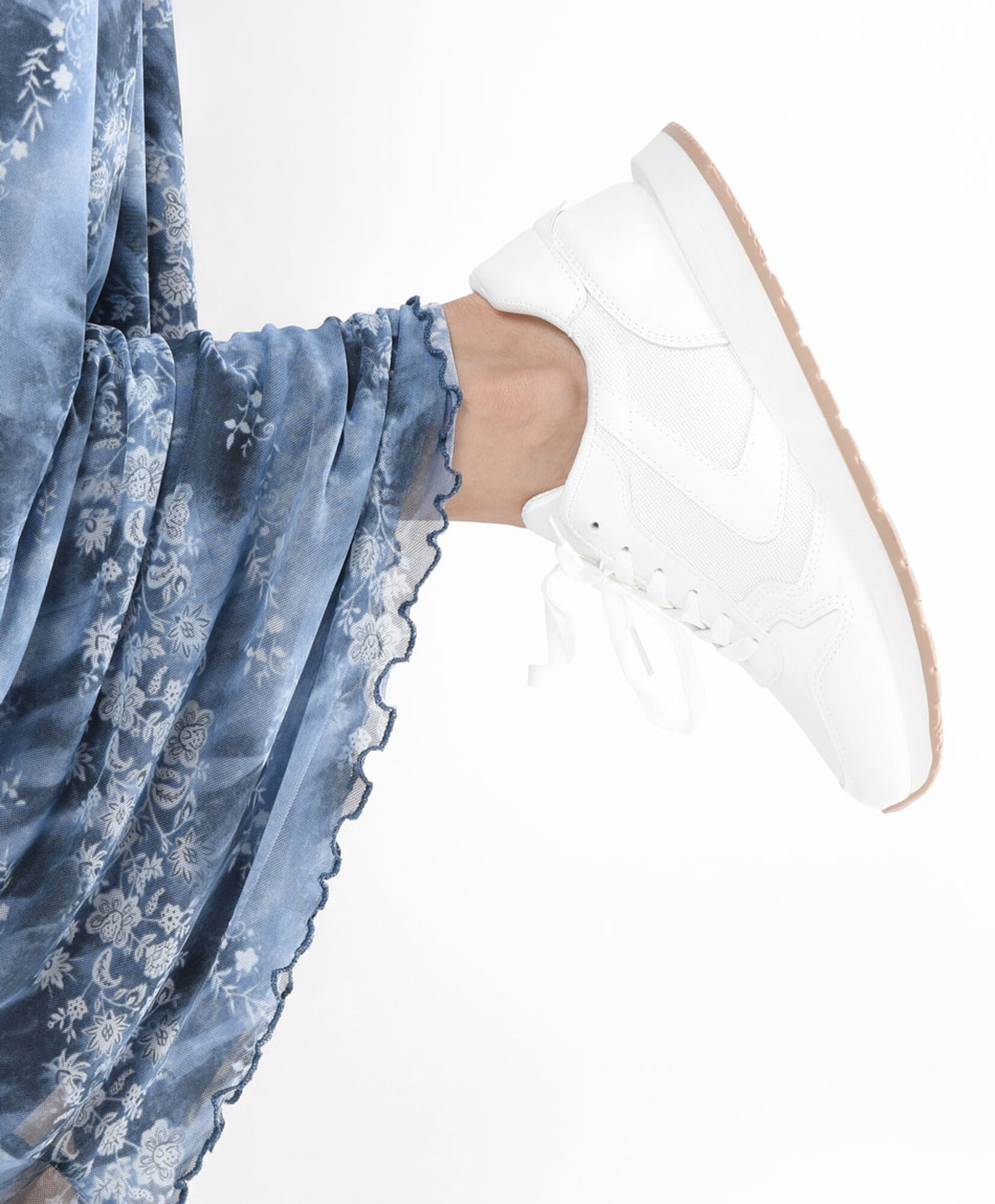 Falda larga mujer mesh flores Falda larga mujer mesh flores