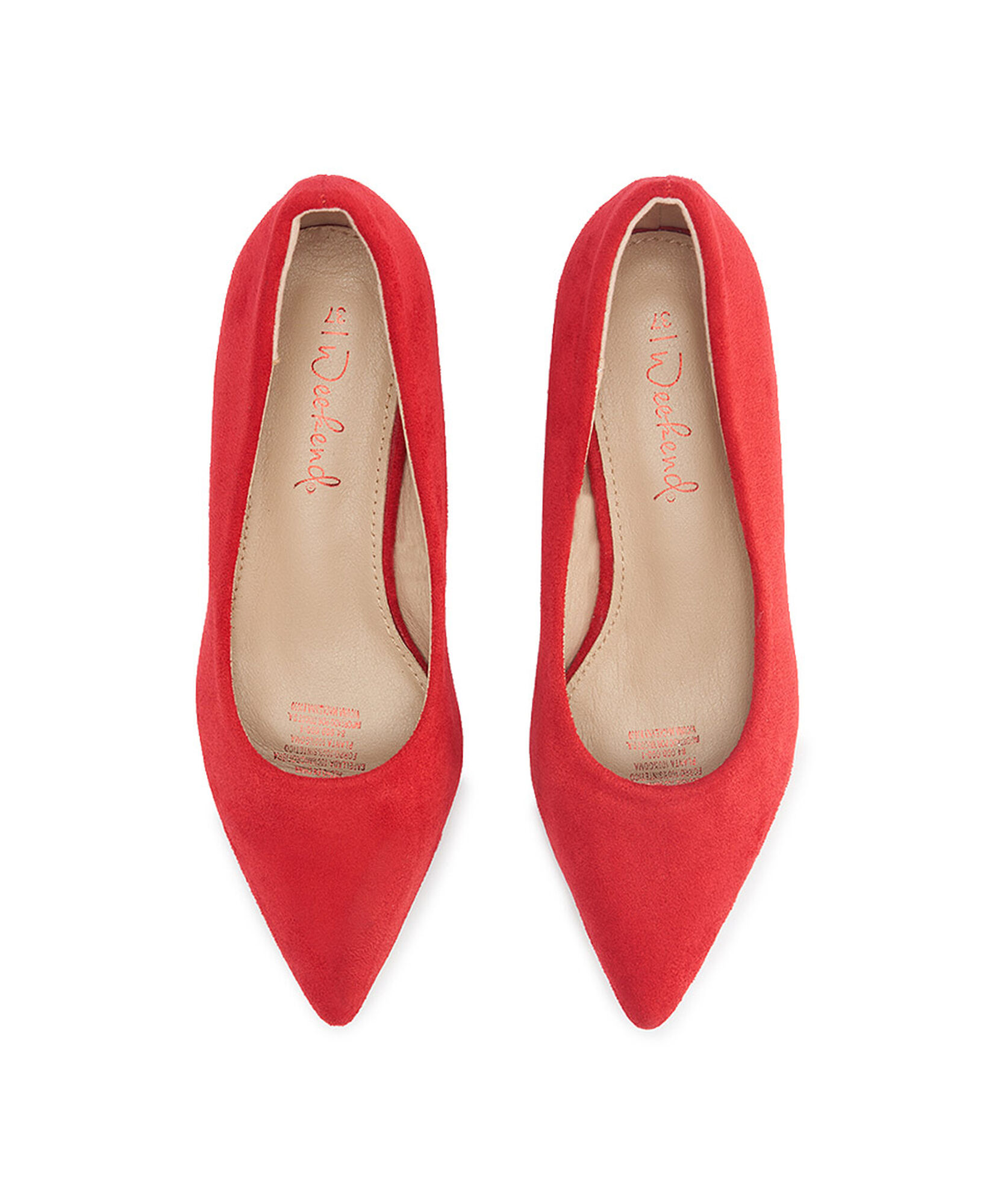 Zapato mujer rojo liso Zapato mujer rojo liso