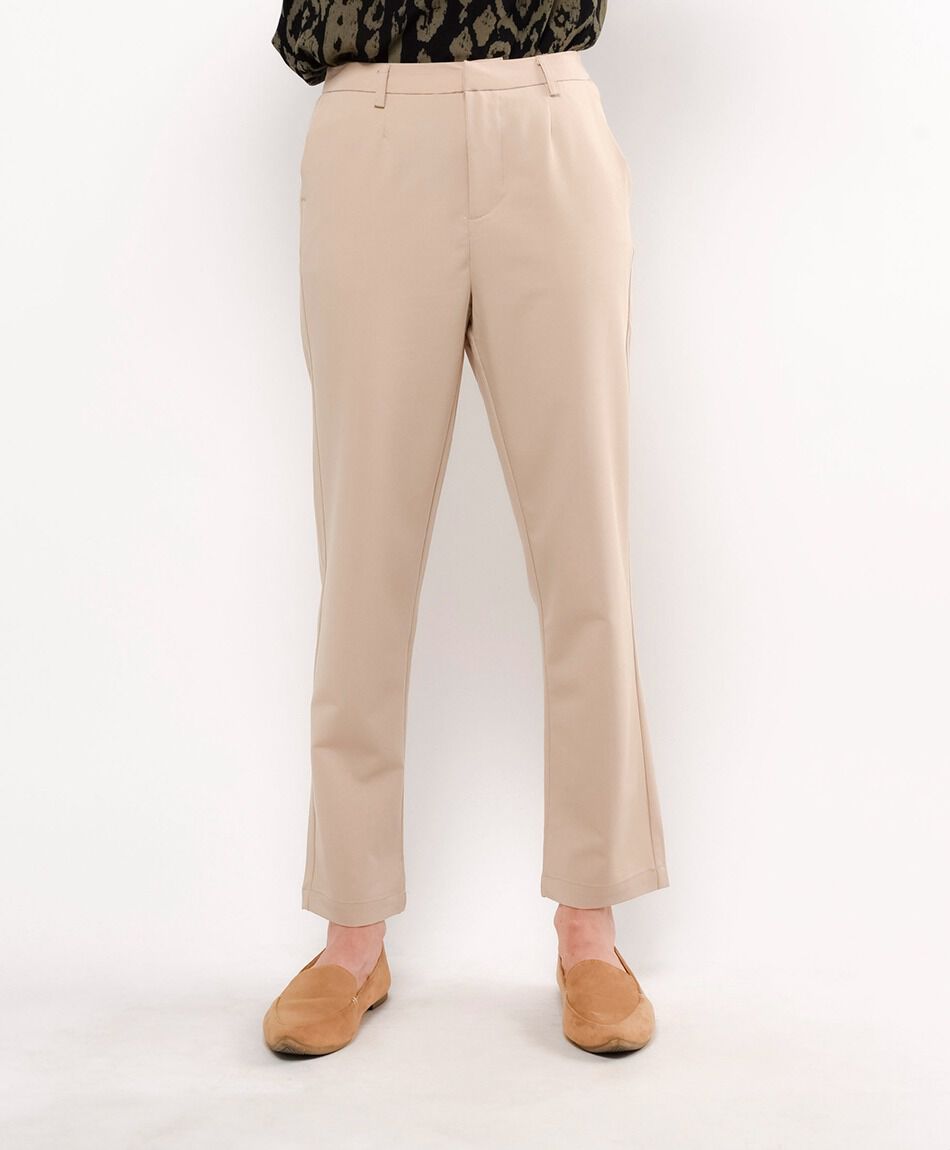 Pantal&oacute;n mujer beige