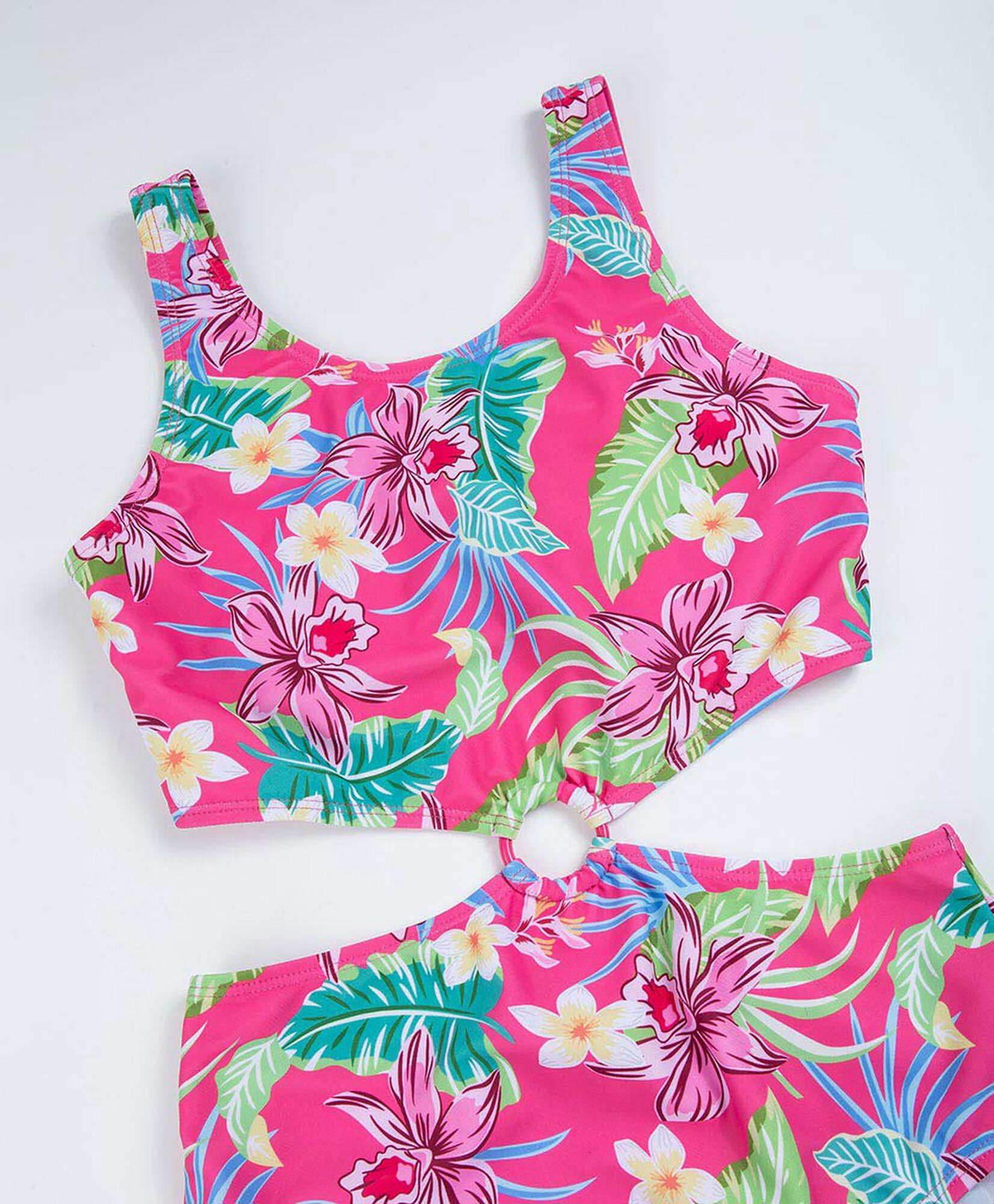 Traje de baño niña argolla Traje de baño niña argolla