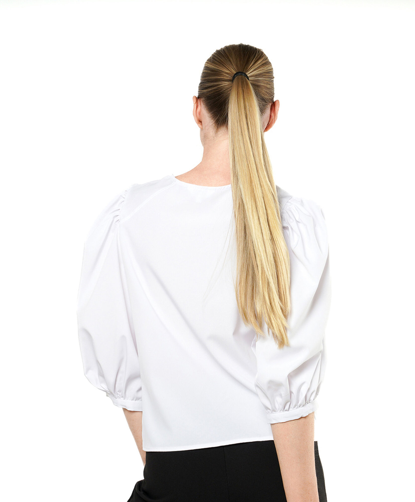 Blusa mujer manga globo white Blusa mujer manga globo white