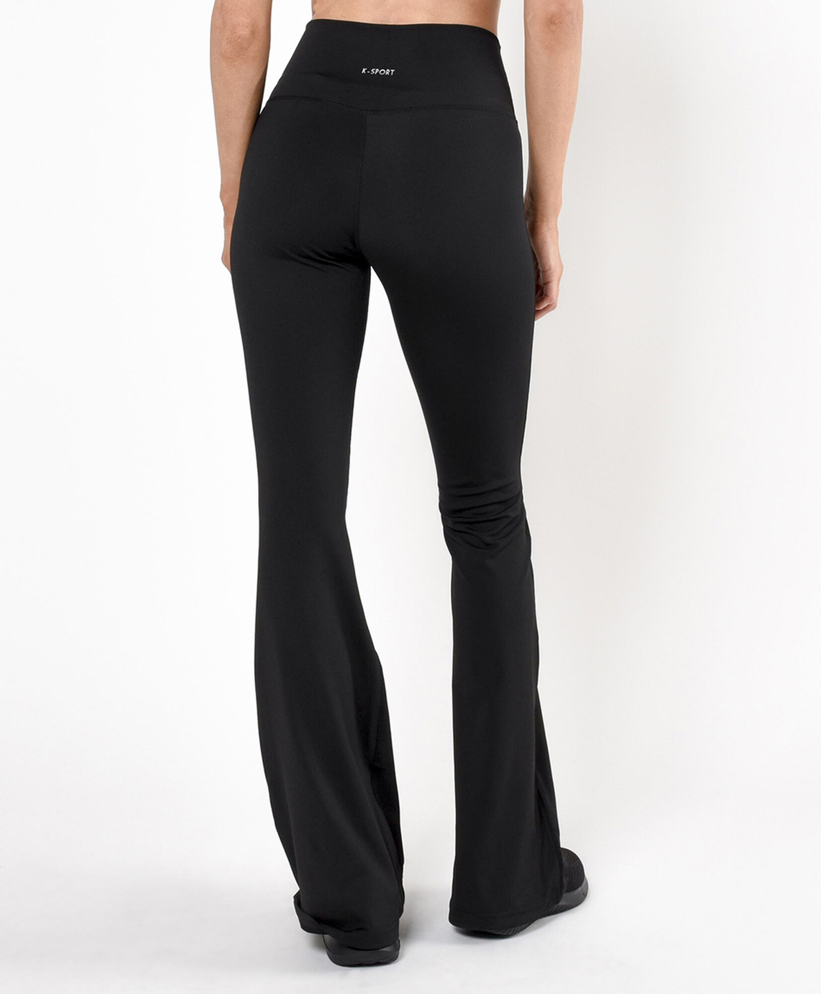 Calza mujer pretina cruzada flare Calza mujer pretina cruzada flare