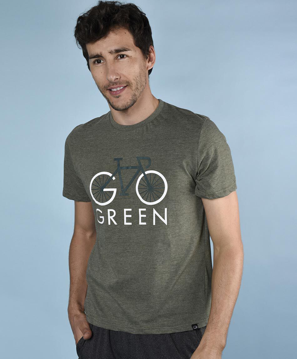 Polera deportiva manga corta cuello redondo