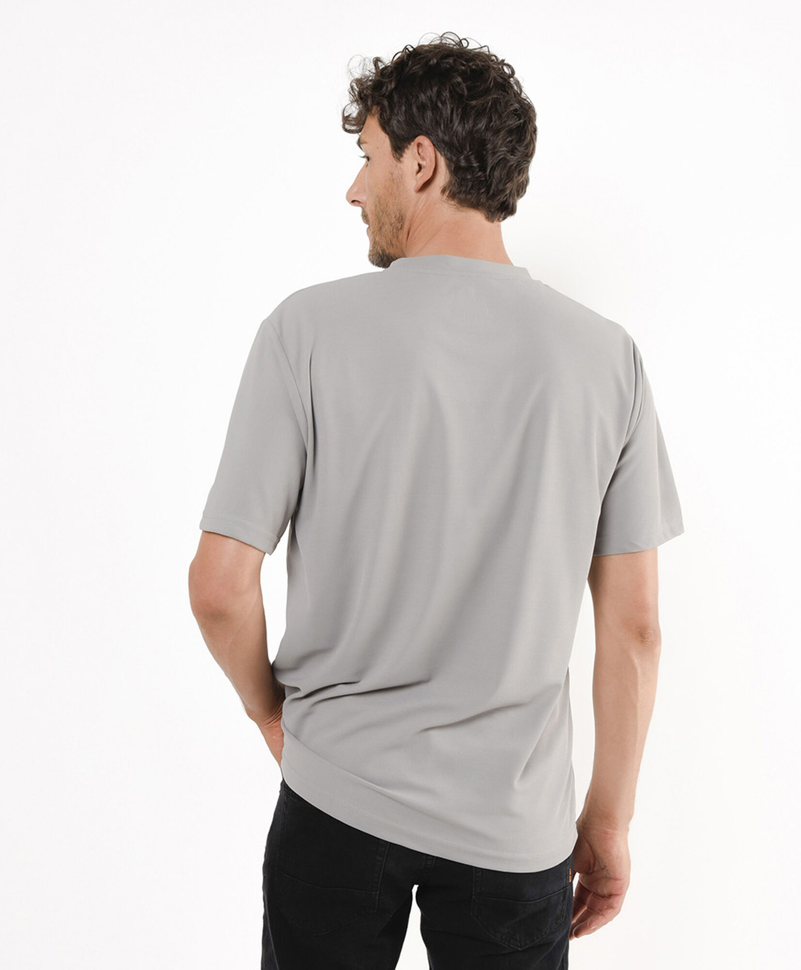 Polera hombre dry fit estampada Polera hombre dry fit estampada