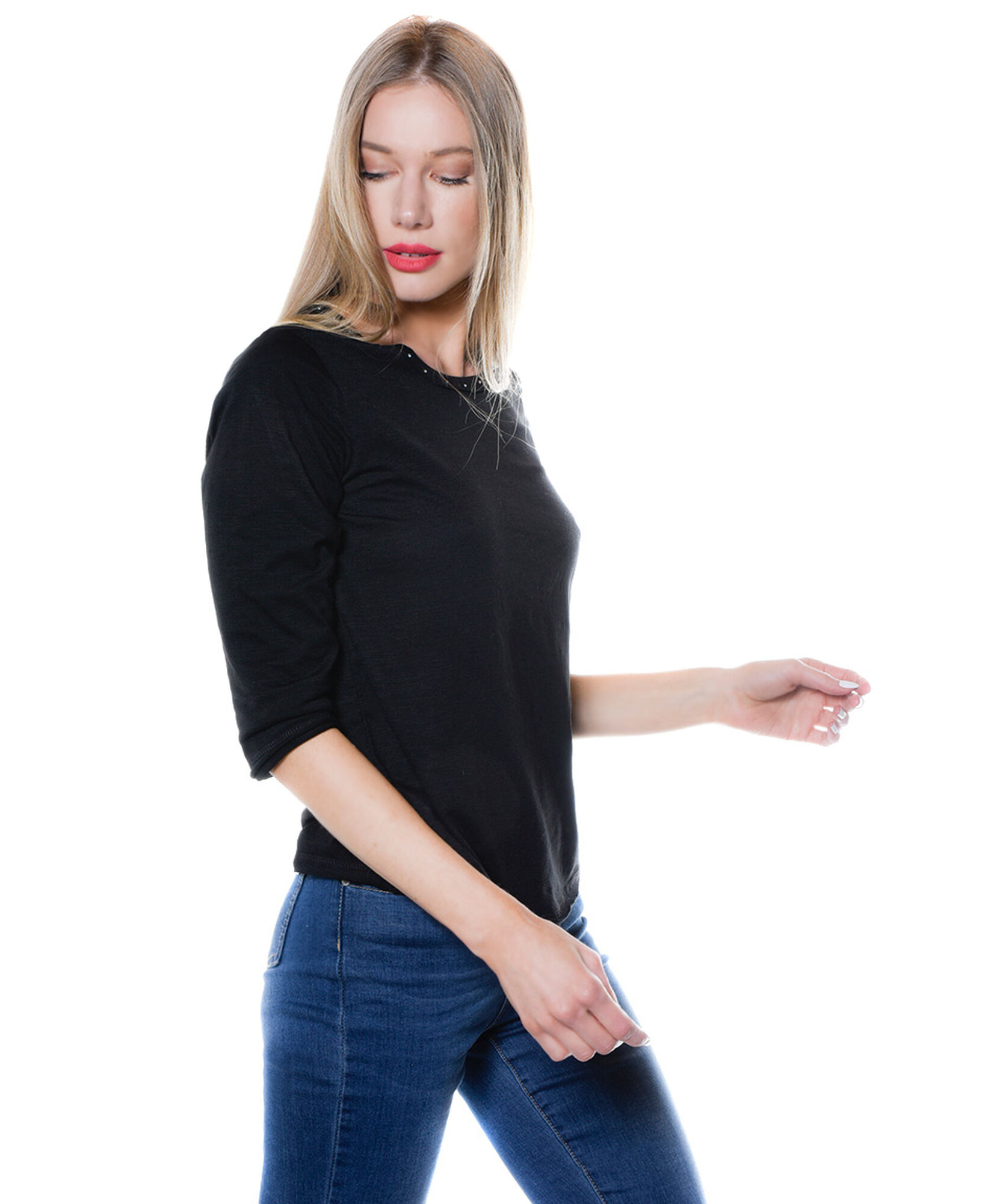 Polera aplicacion strass Polera aplicacion strass