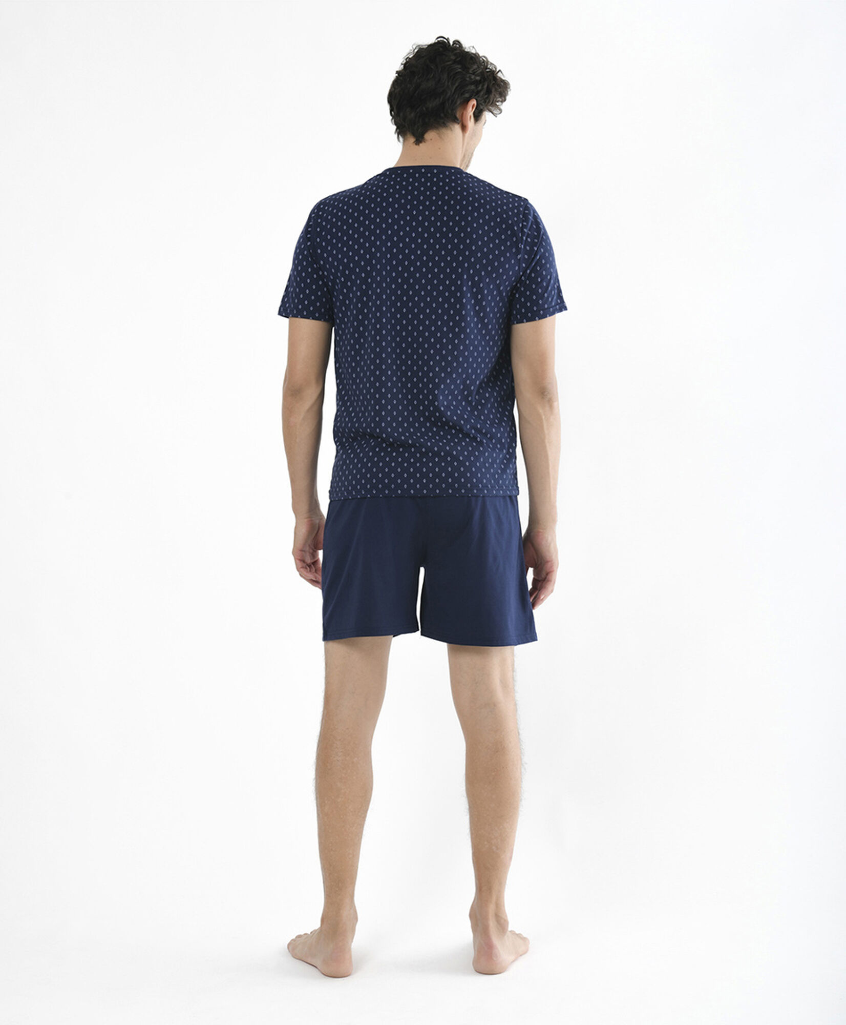 Pijama hombre mini rombos 2 piezas Pijama hombre mini rombos 2 piezas