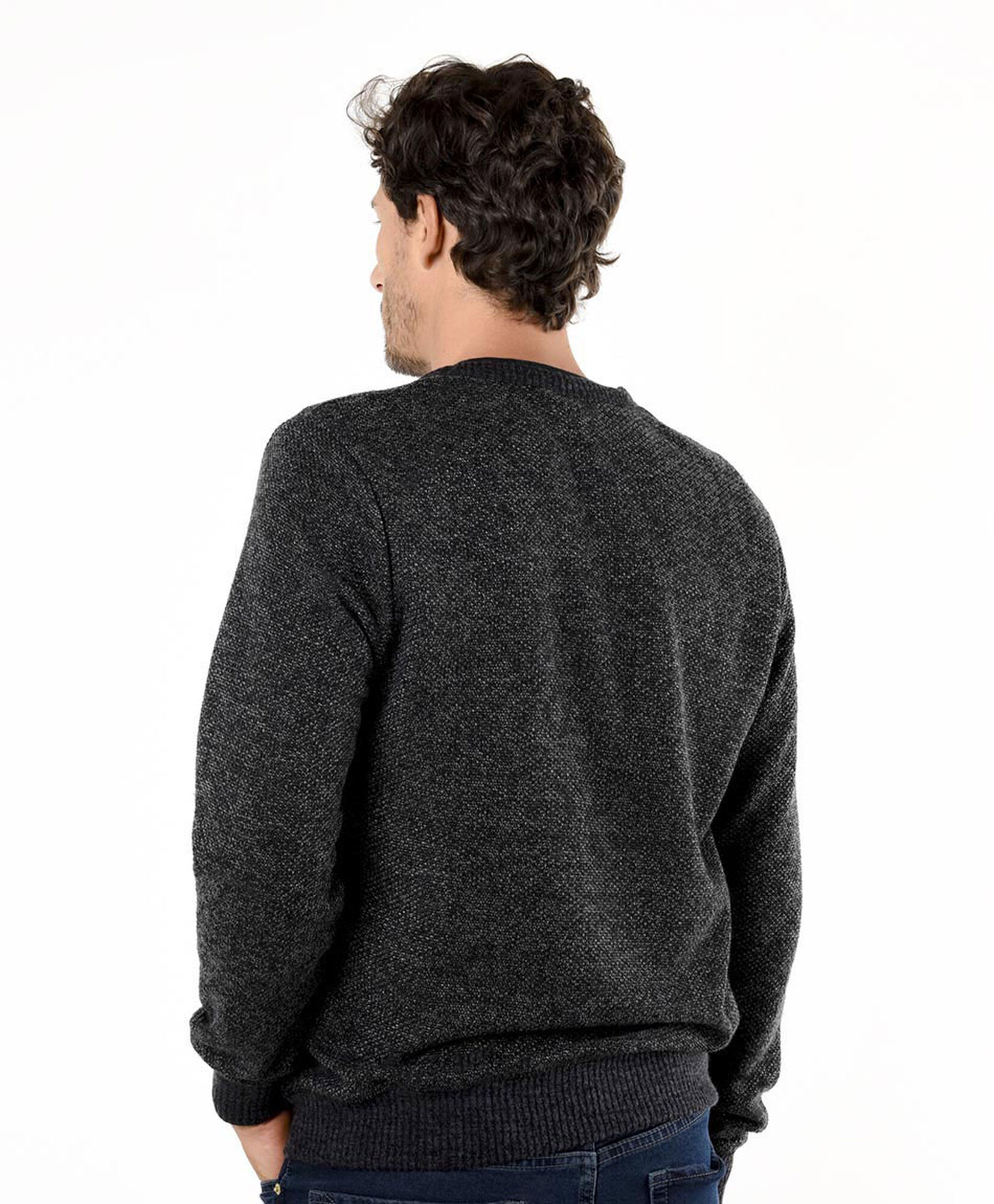 Polerón hombre jaspeado Polerón hombre jaspeado