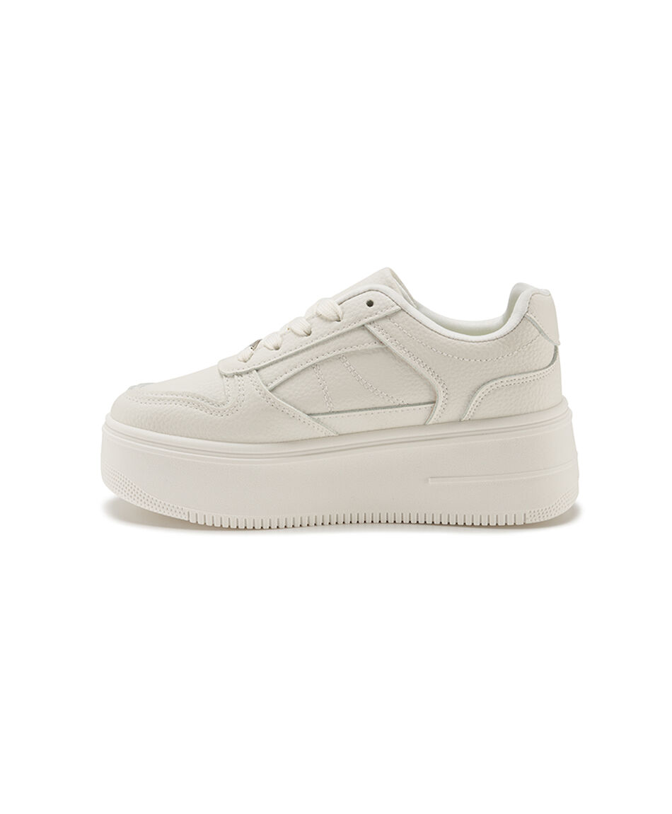 Zapatilla mujer blanca plataforma