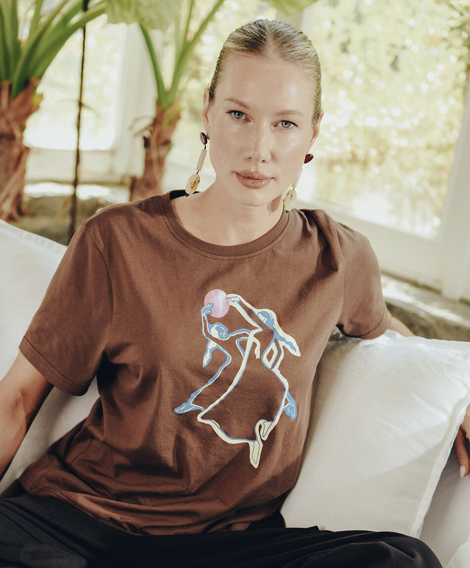 Polera mujer luna llena