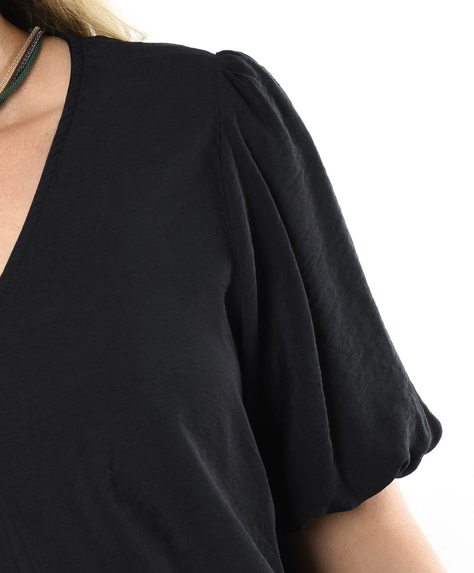 Blusa mujer nudo frontal