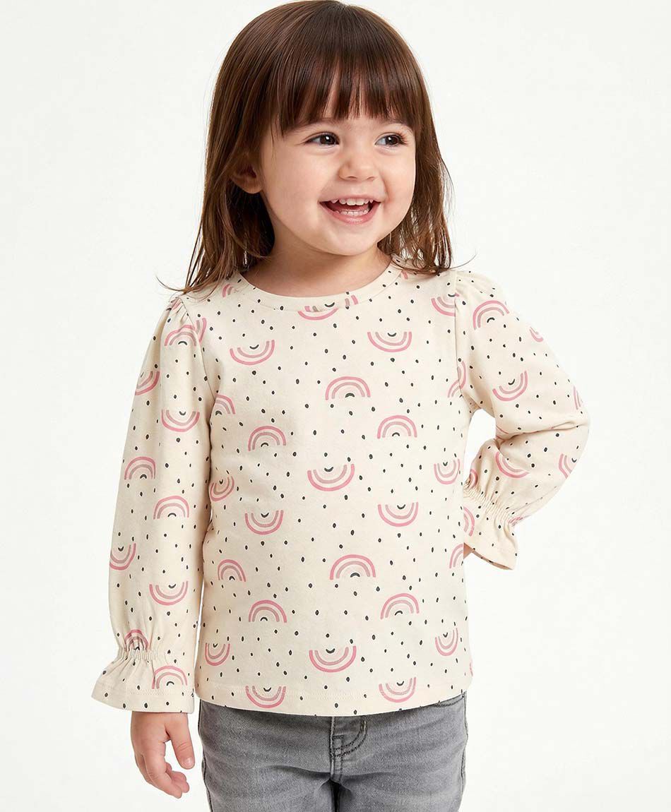 Polera beb&eacute; arco&iacute;ris day