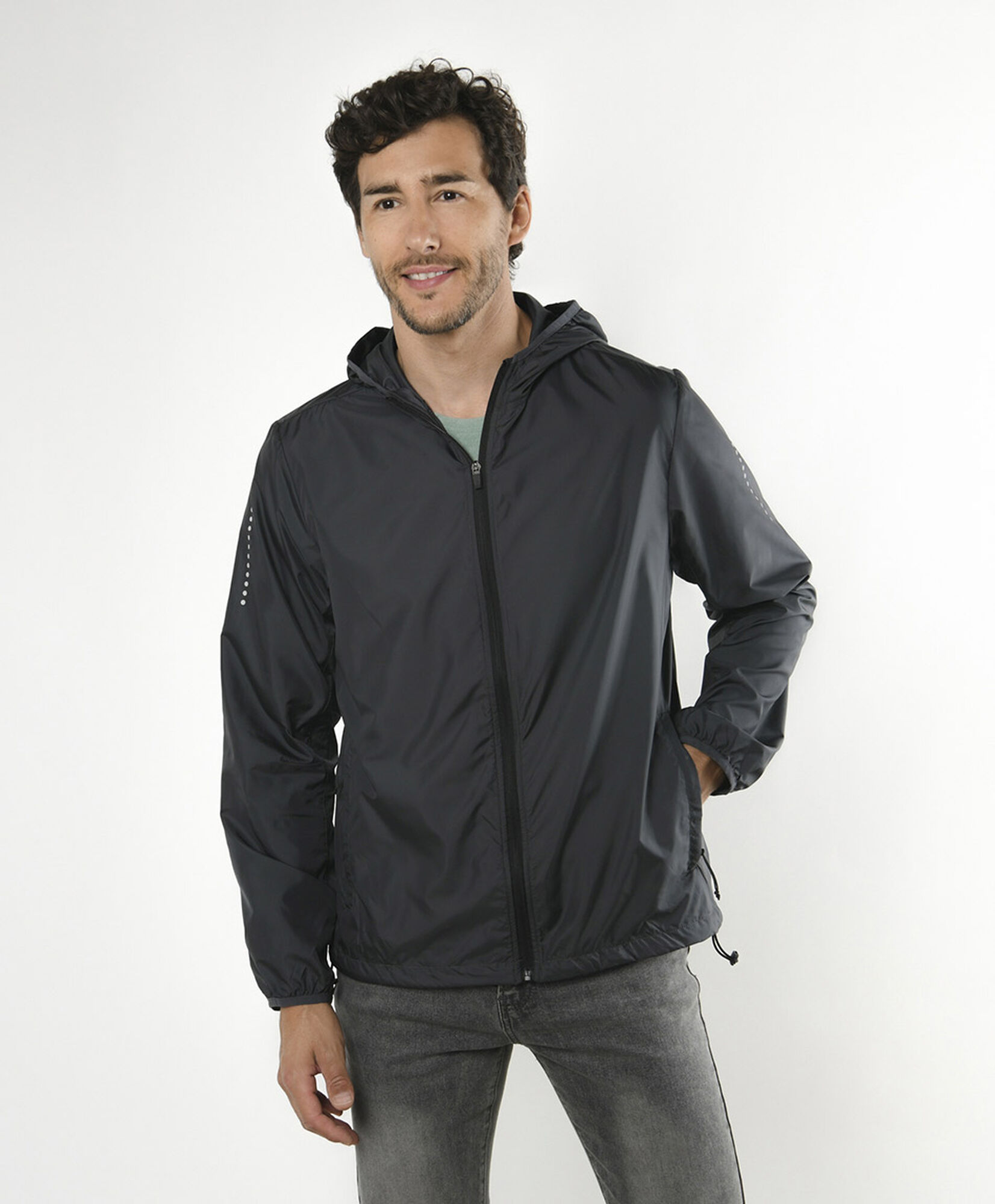 Cortaviento deportivo hombre liso Cortaviento deportivo hombre liso