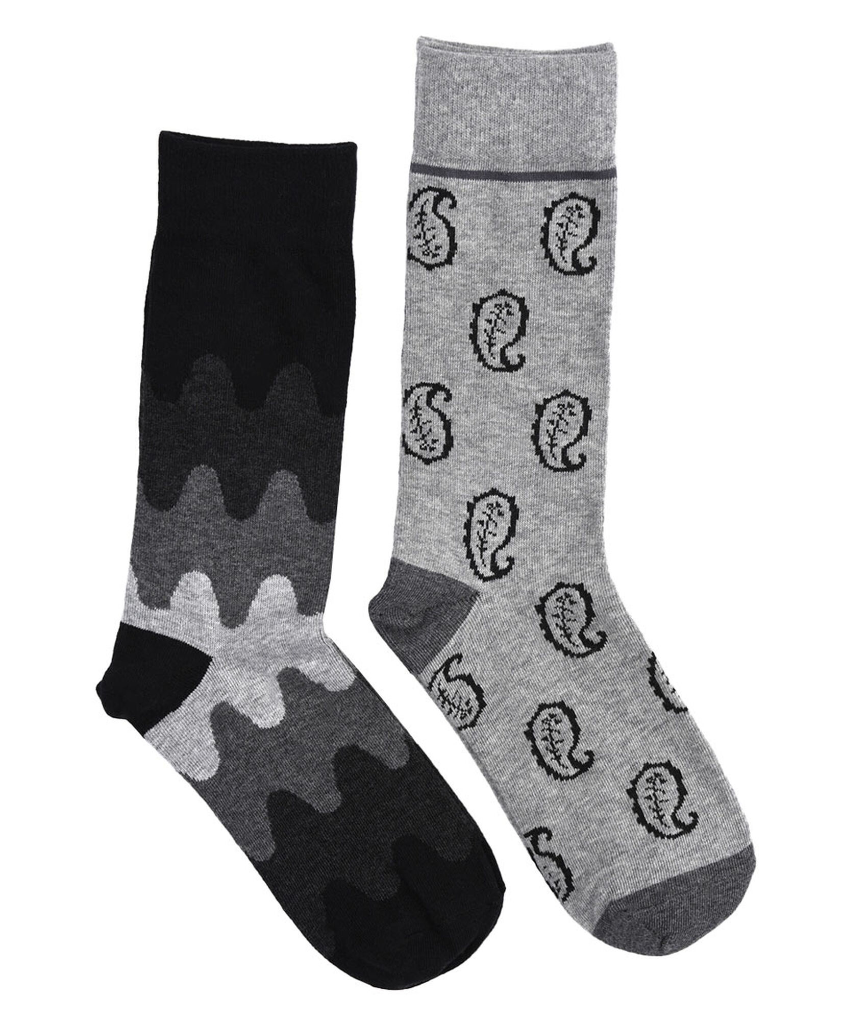 Pack 2 calcetines hombre ondas y hojas Pack 2 calcetines hombre ondas y hojas
