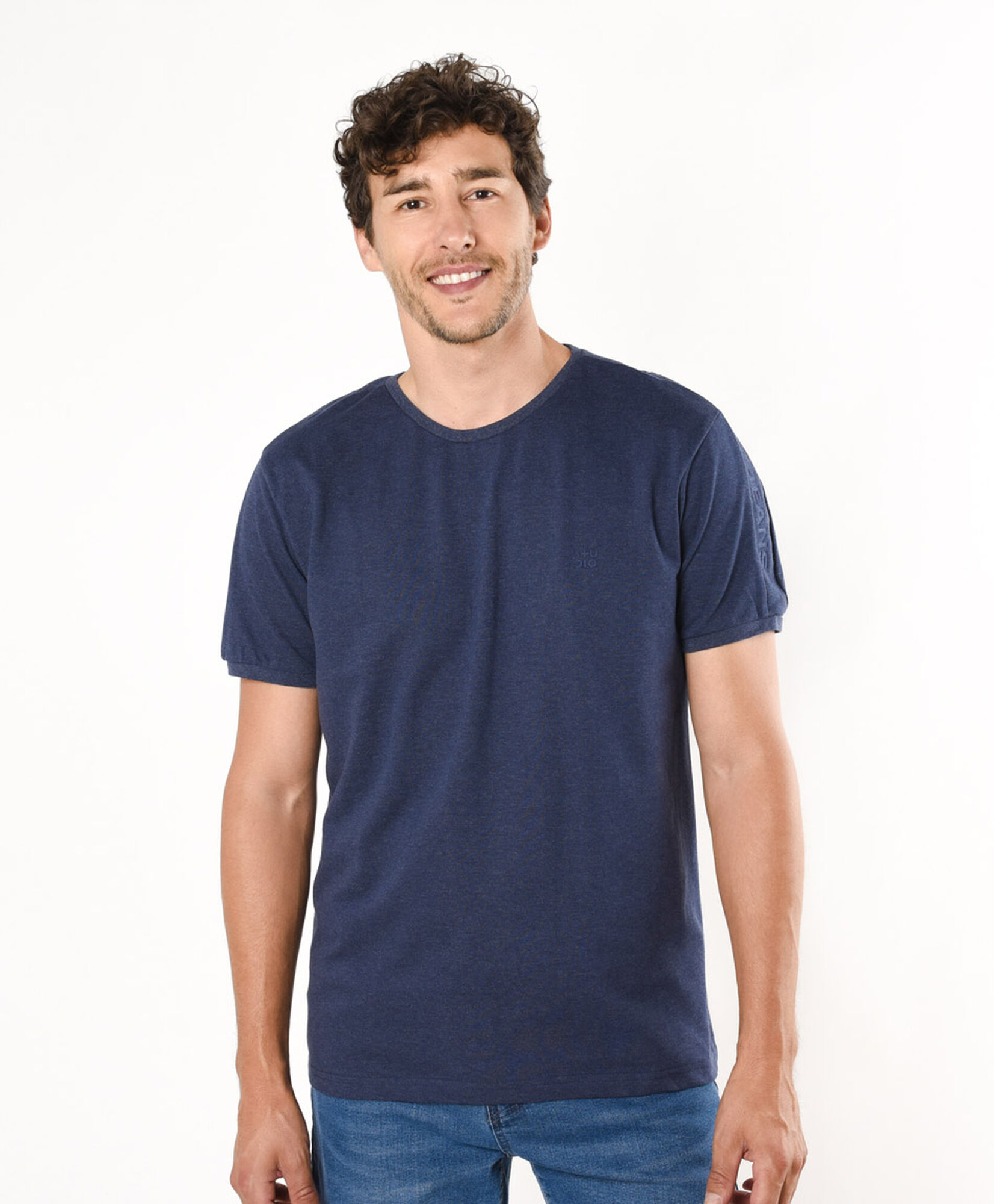 Polera hombre print manga Polera hombre print manga