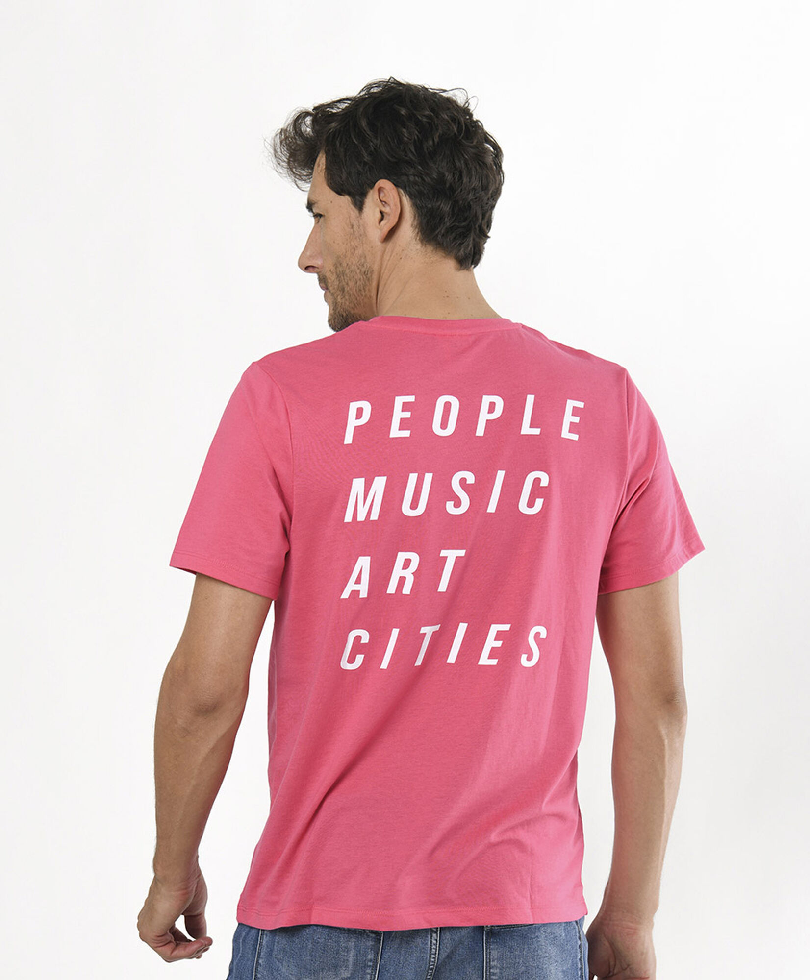 Polera hombre doble estampado music Polera hombre doble estampado music
