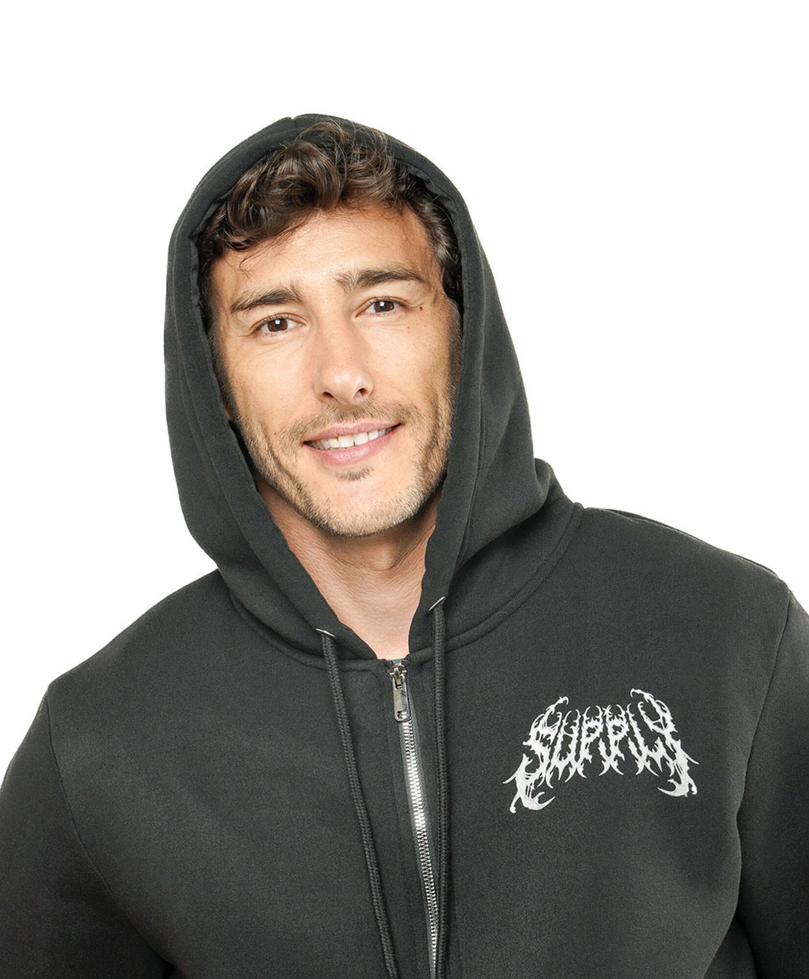 Polerón hombre doble estampado Polerón hombre doble estampado