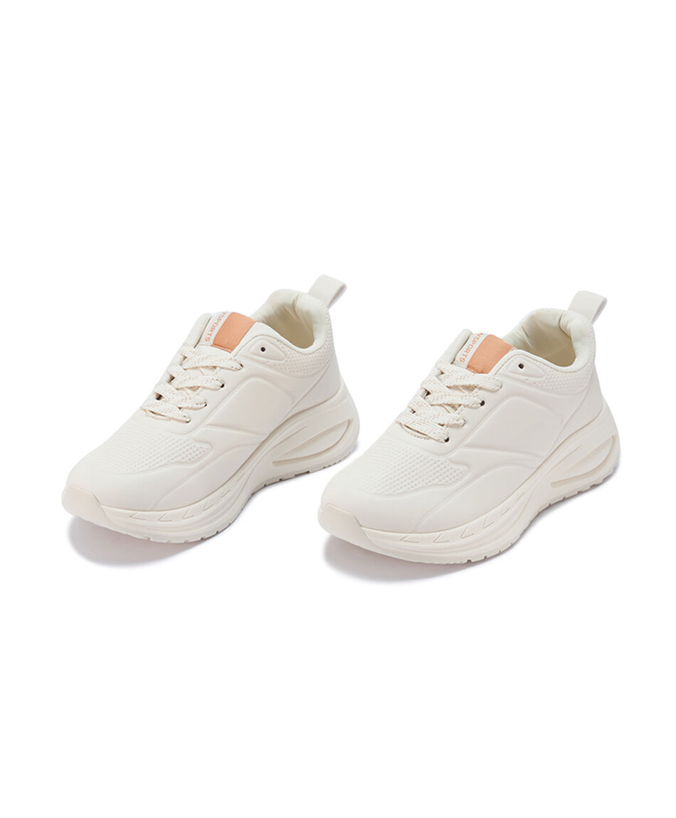 Zapatilla deportiva mujer beige