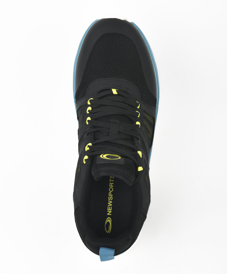 Zapatilla hombre deportiva malla tricolor