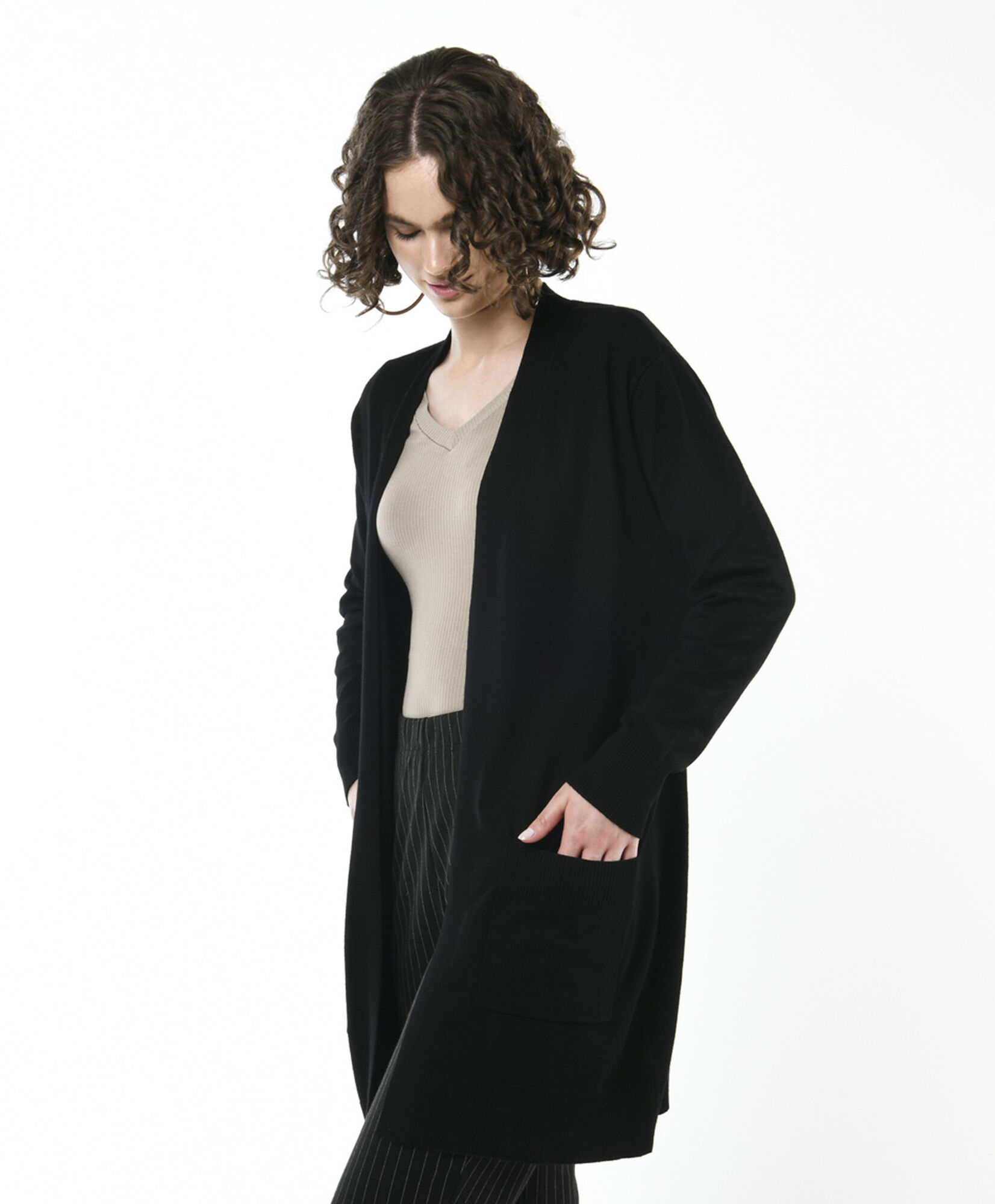 Cardigan mujer bolsillos Cardigan mujer bolsillos