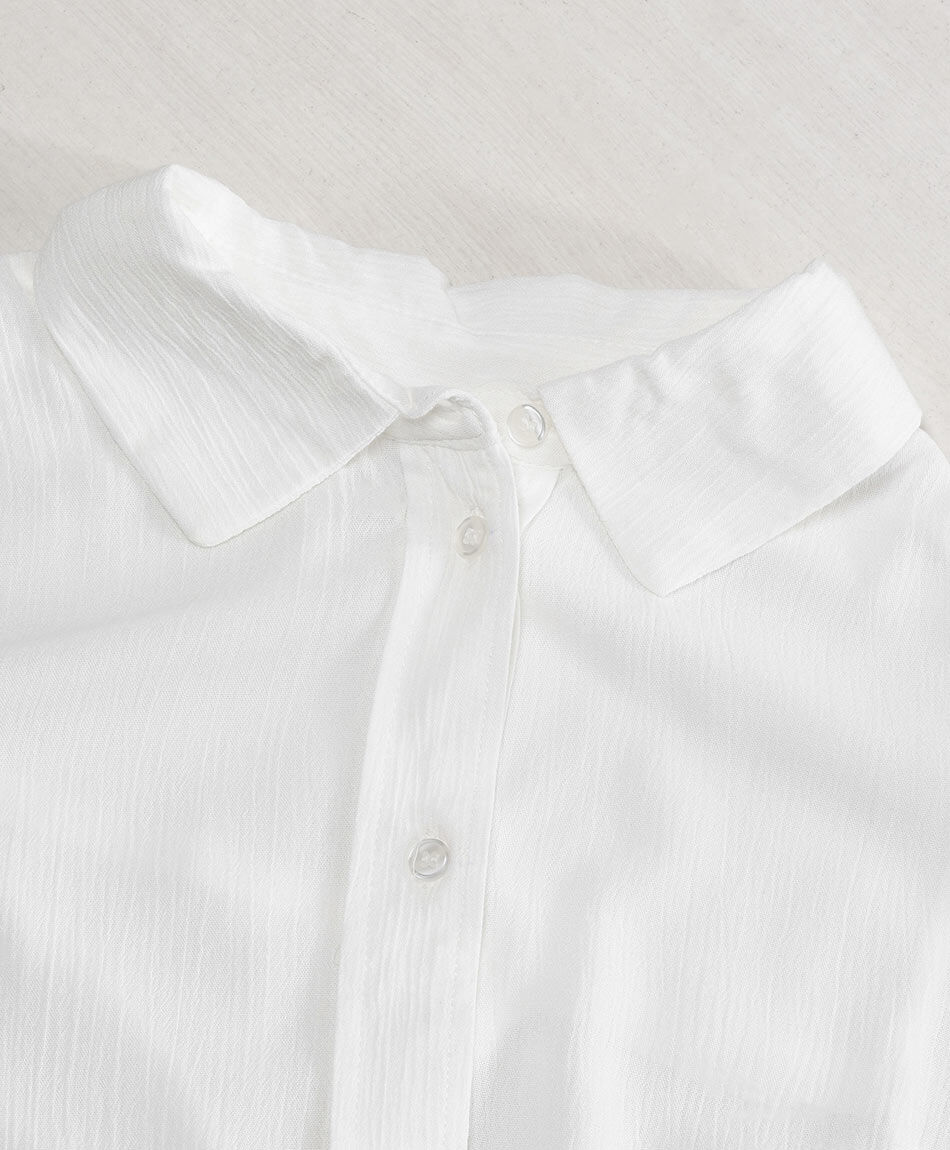 Blusa mujer espalda cruzada crop