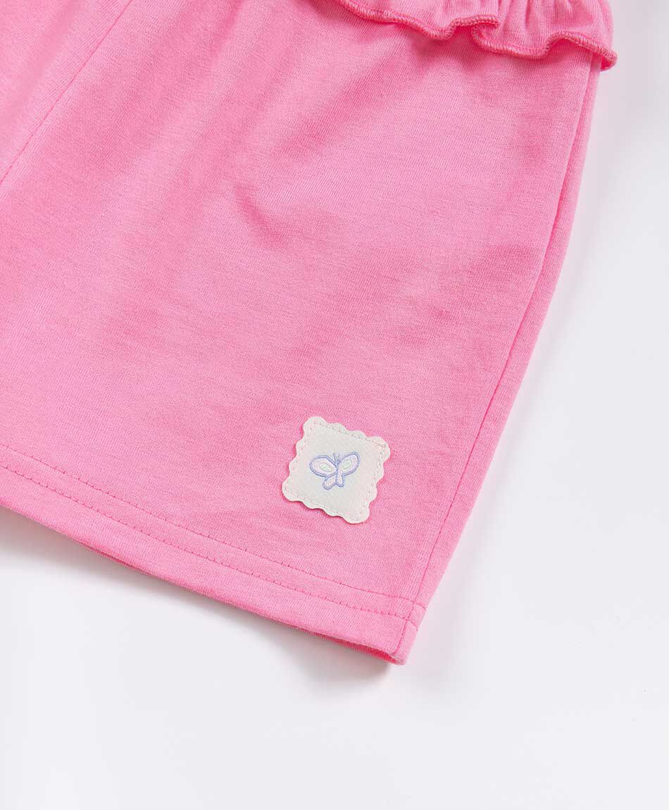 Short beb&eacute; vuelo rosado