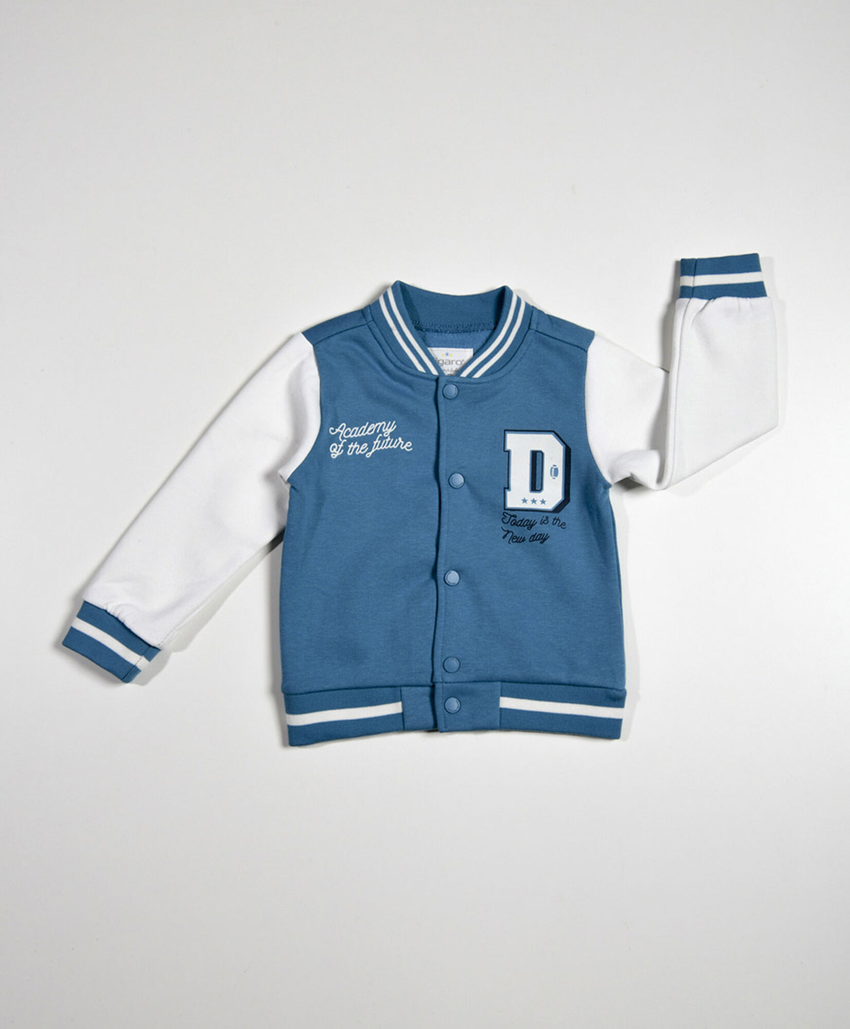 Chaqueta bebé bomber azul Chaqueta bebé bomber azul