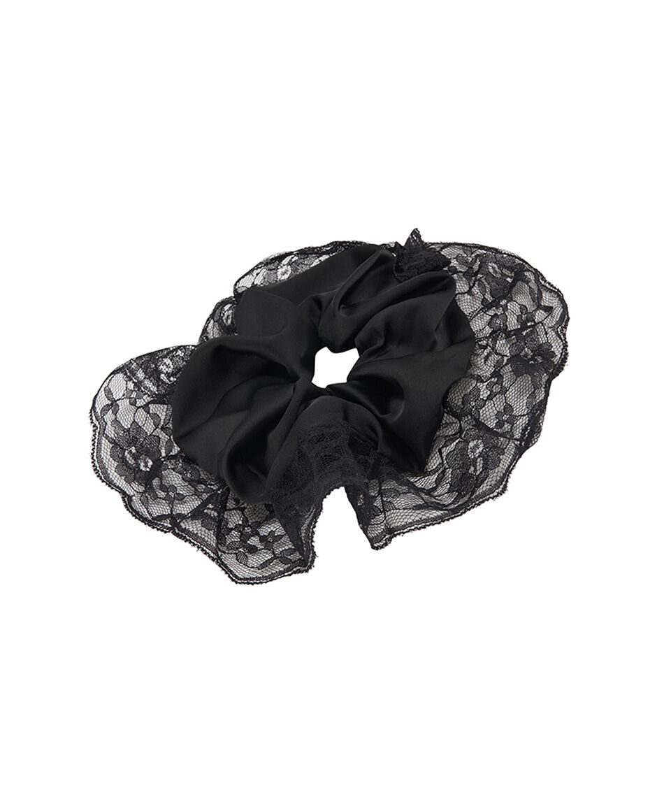 Scrunchie mujer encajes
