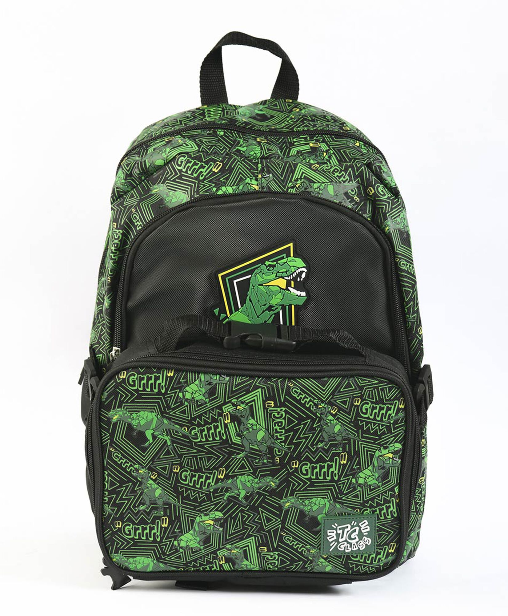 Pack mochila y accesorios escolares dinosaurio Pack mochila y accesorios escolares dinosaurio