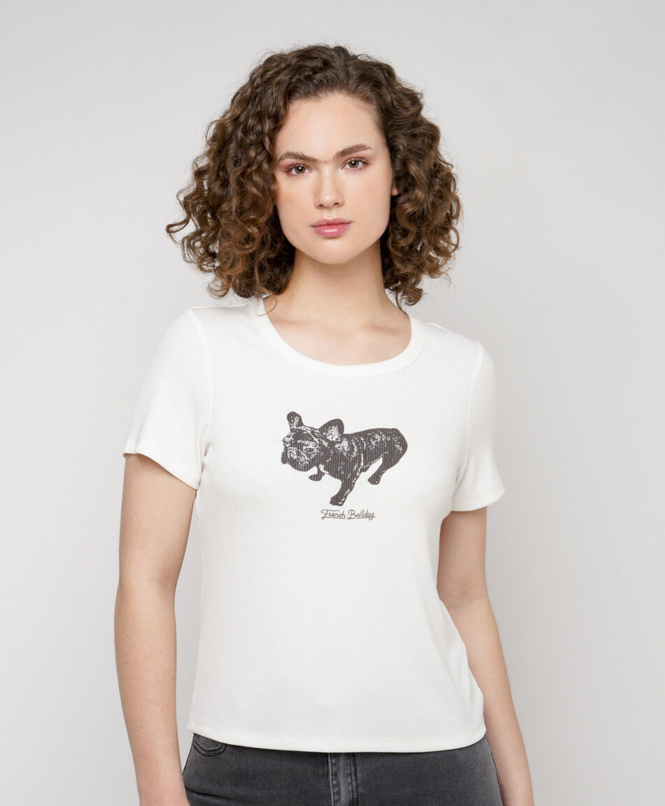 Polera mujer bulldog