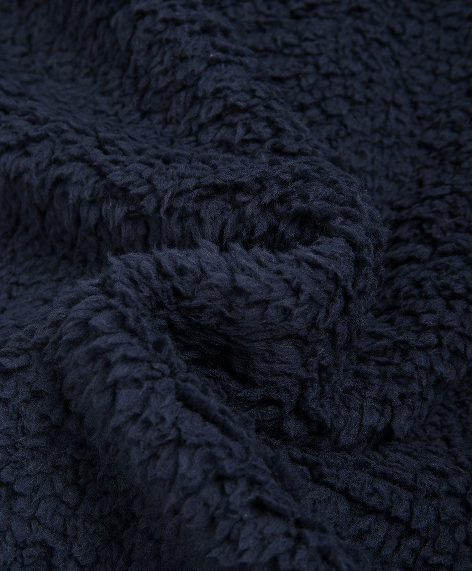 Chaqueta ni&ntilde;o letra c sherpas blue