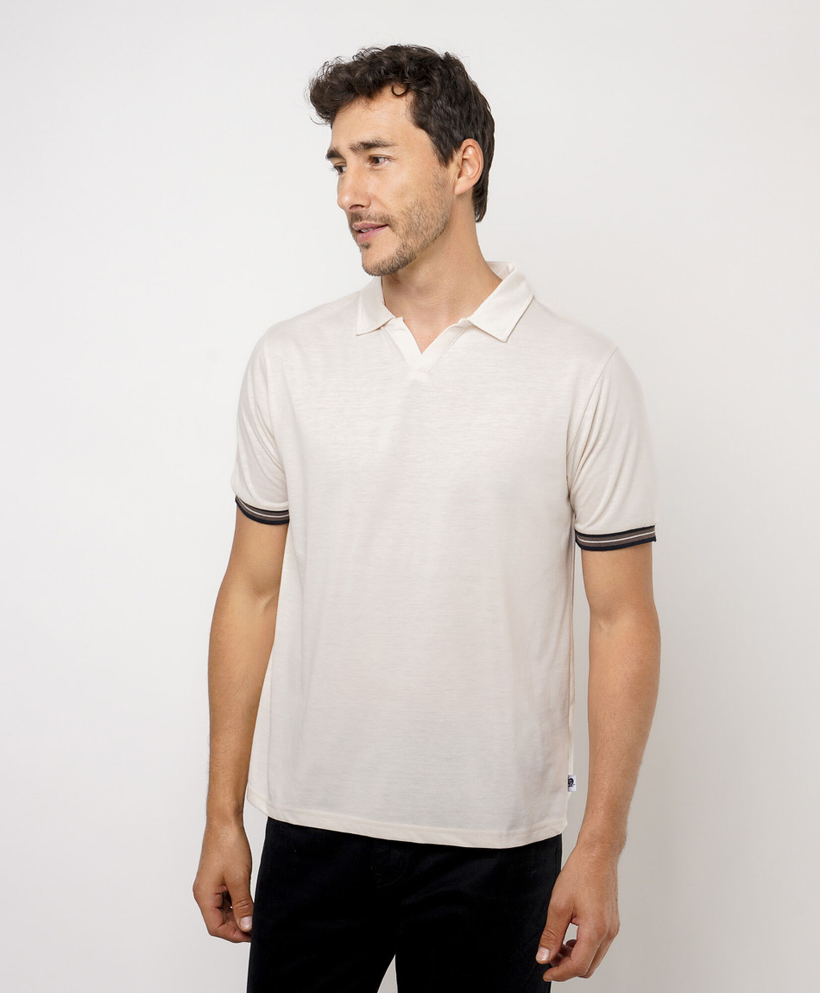 Polera hombre polo lisa Polera hombre polo lisa
