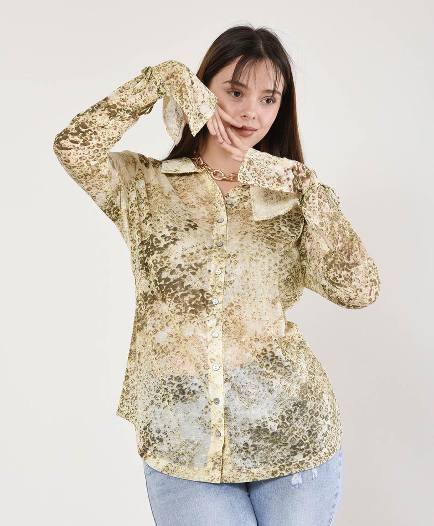 Blusa mujer estampada animal print Blusa mujer estampada animal print