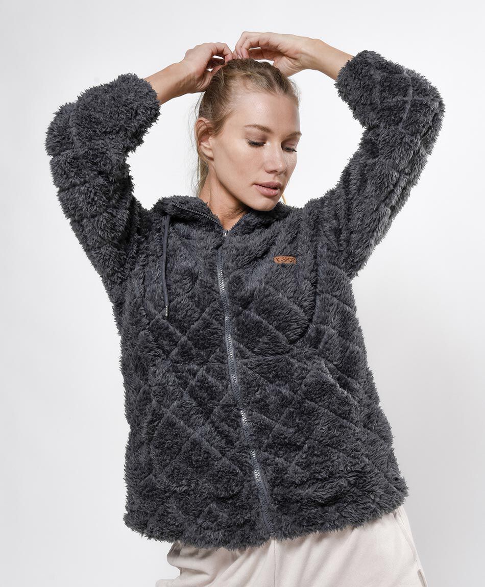 Poler&oacute;n deportivo mujer polar rombos