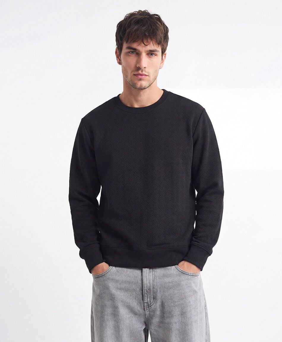 Sweater hombre jacquard