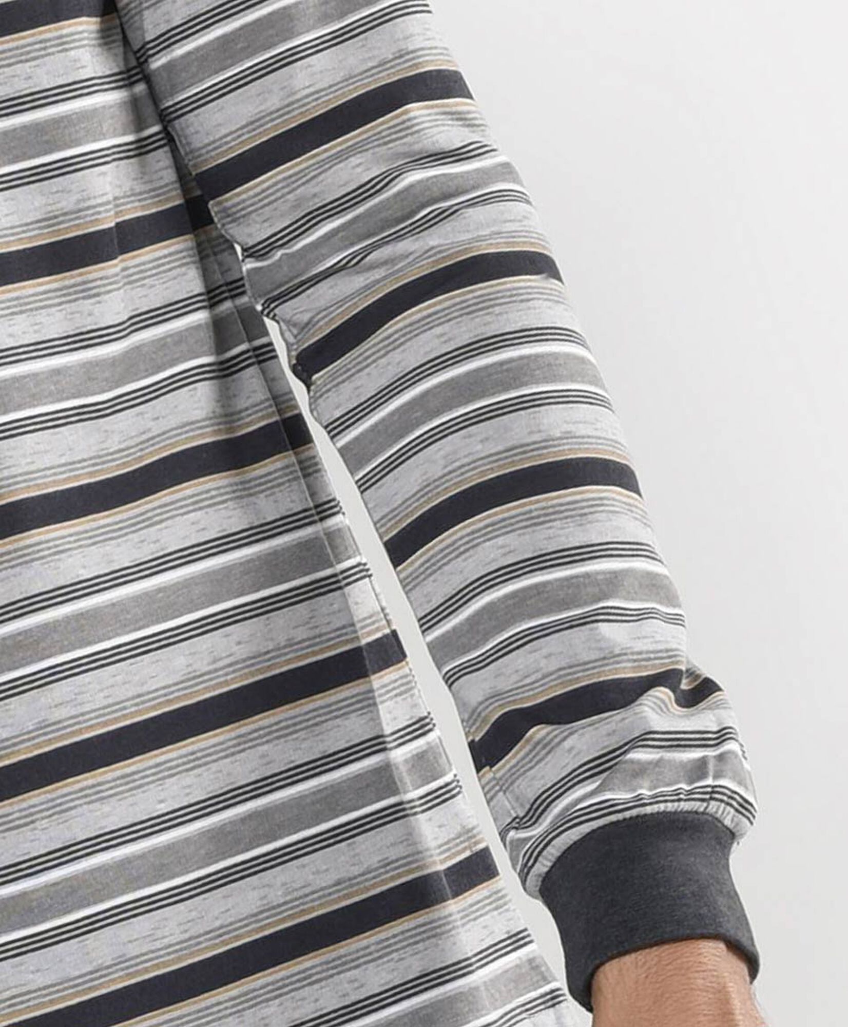 Pijama hombre rayas horizontales 2 piezas Pijama hombre rayas horizontales 2 piezas